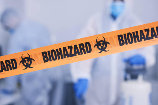 Professional Infectious Disease Decontamination technician working in Lost Hills, CA
